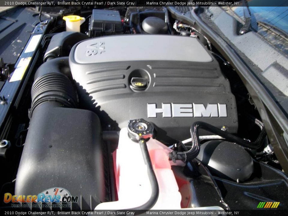 2010 Dodge Challenger R/T Brilliant Black Crystal Pearl / Dark Slate Gray Photo #22