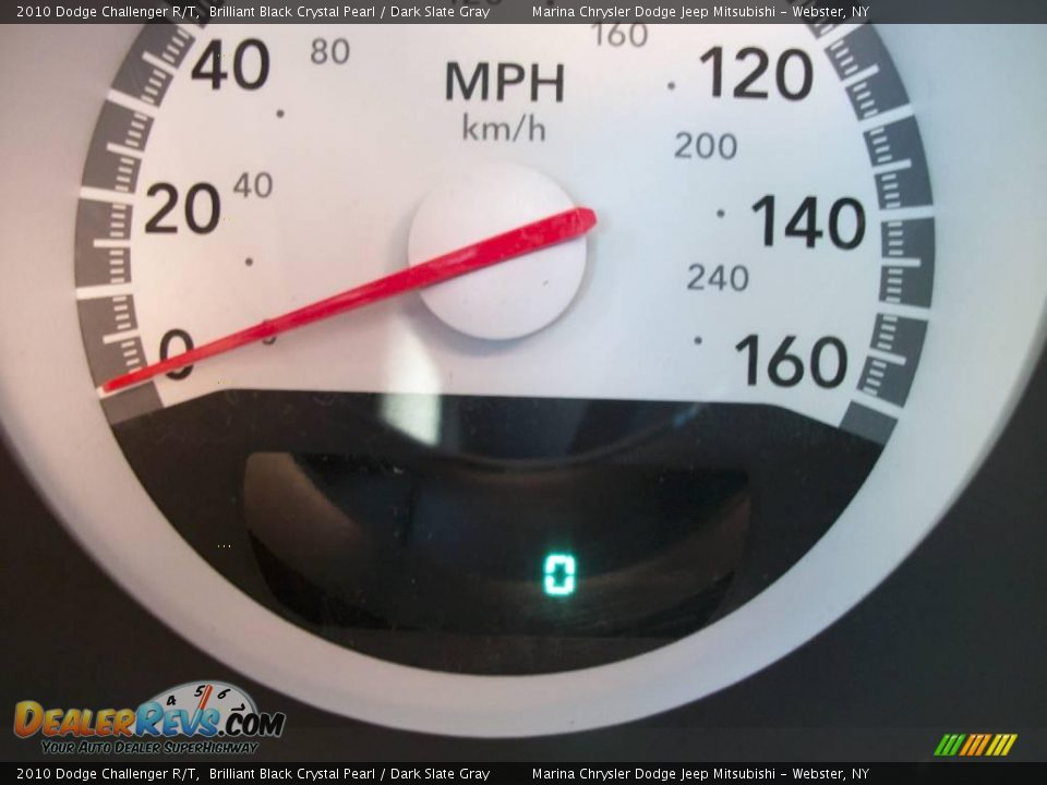 2010 Dodge Challenger R/T Brilliant Black Crystal Pearl / Dark Slate Gray Photo #25