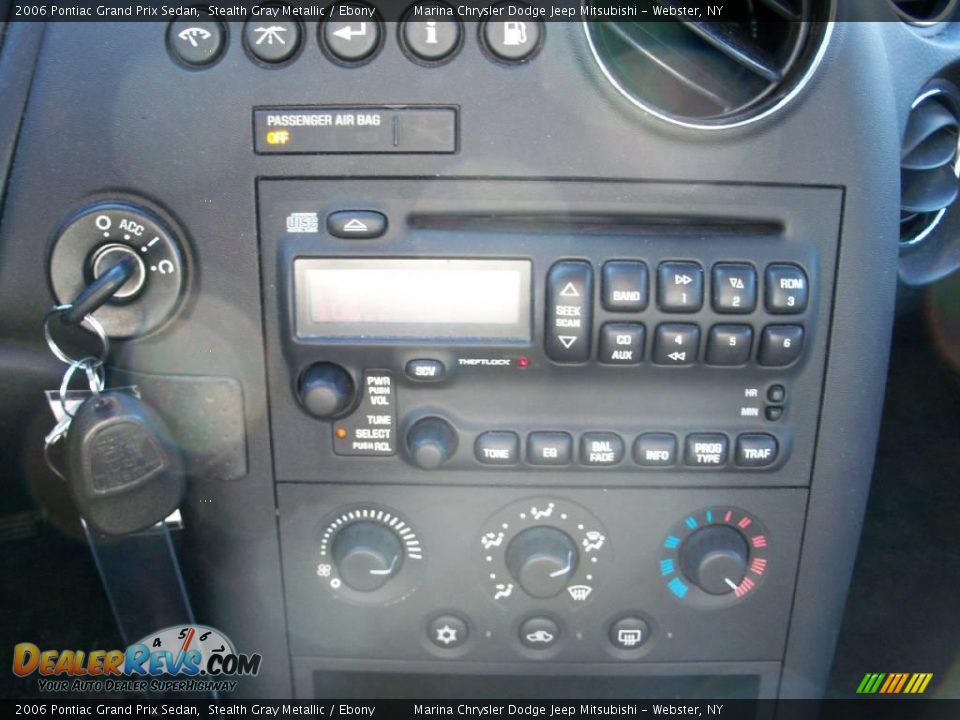 2006 Pontiac Grand Prix Sedan Stealth Gray Metallic / Ebony Photo #5