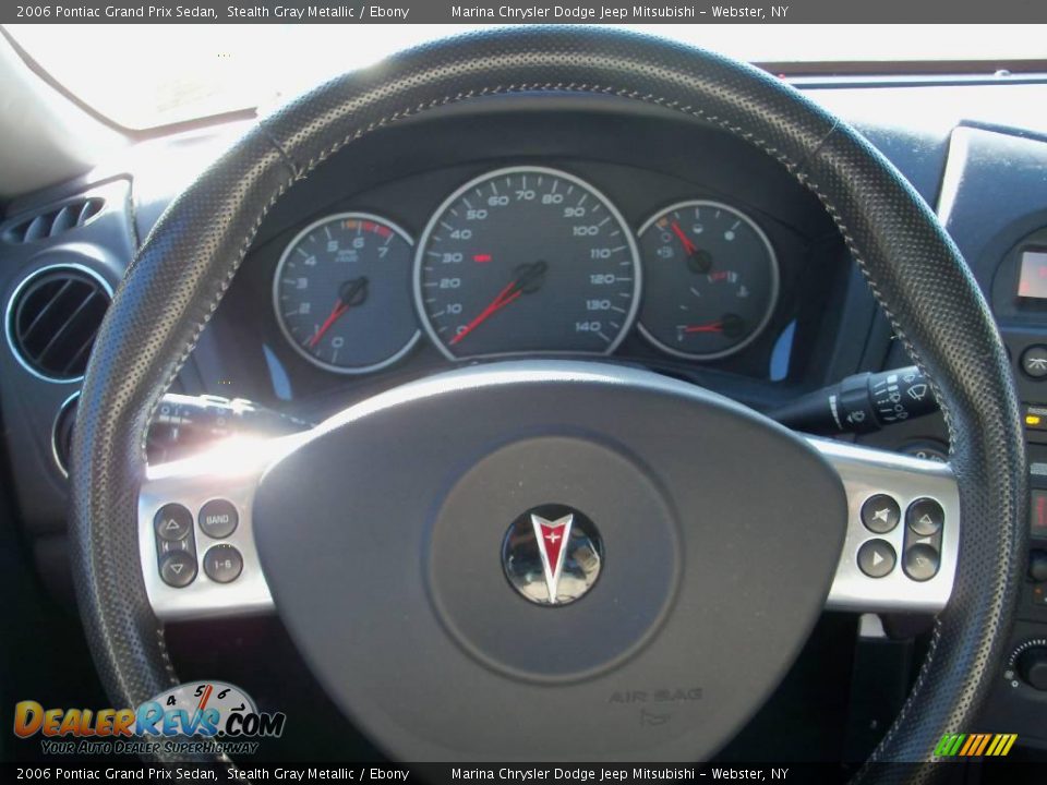 2006 Pontiac Grand Prix Sedan Stealth Gray Metallic / Ebony Photo #6