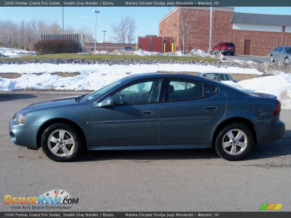 2006 Pontiac Grand Prix Sedan Stealth Gray Metallic / Ebony Photo #7