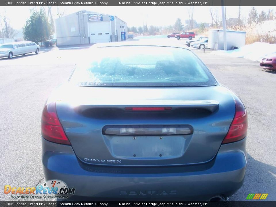 2006 Pontiac Grand Prix Sedan Stealth Gray Metallic / Ebony Photo #9