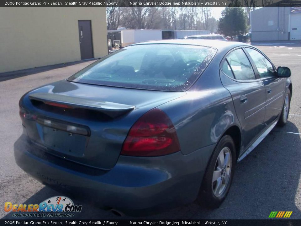 2006 Pontiac Grand Prix Sedan Stealth Gray Metallic / Ebony Photo #10