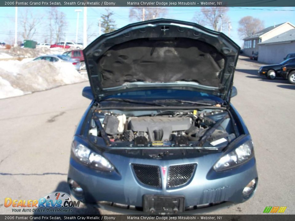 2006 Pontiac Grand Prix Sedan Stealth Gray Metallic / Ebony Photo #14