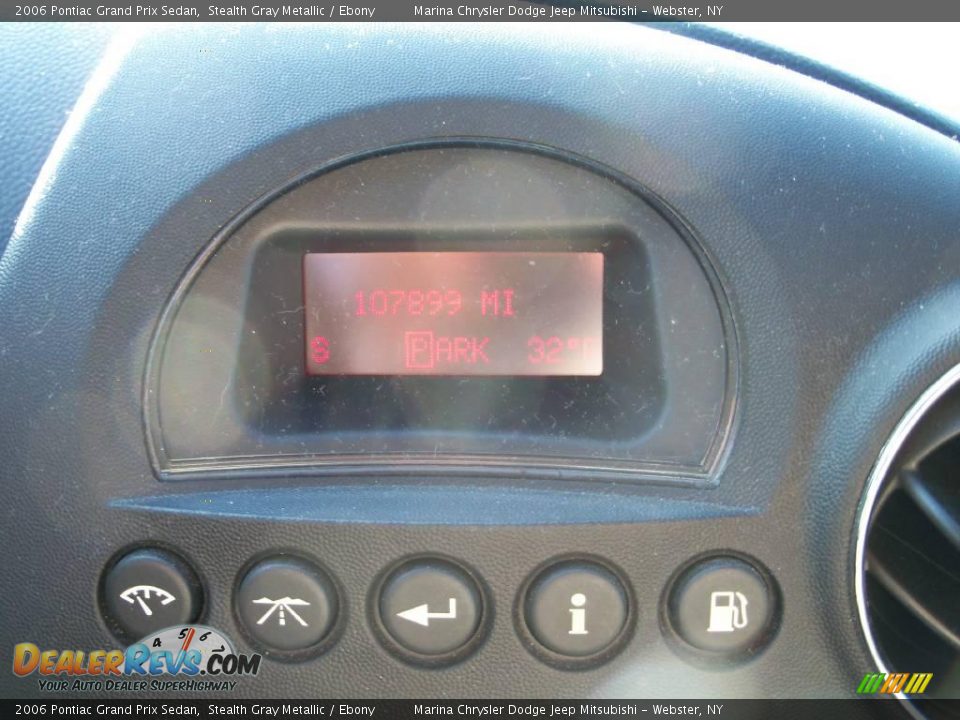 2006 Pontiac Grand Prix Sedan Stealth Gray Metallic / Ebony Photo #21