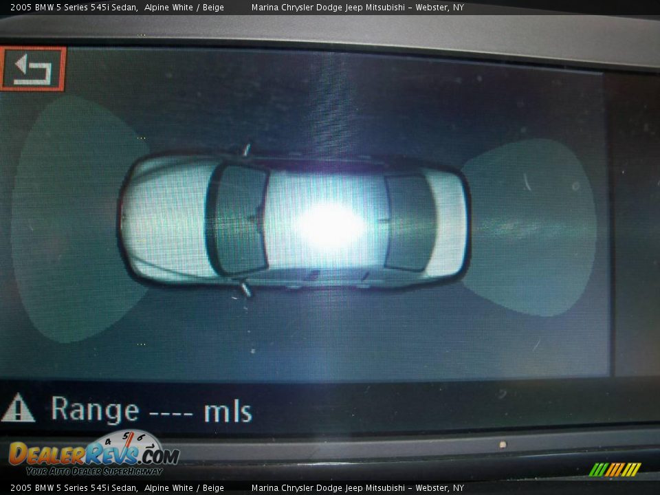 2005 BMW 5 Series 545i Sedan Alpine White / Beige Photo #34
