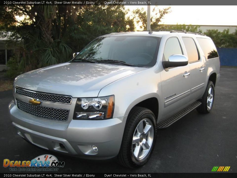 2010 Chevrolet Suburban LT 4x4 Sheer Silver Metallic / Ebony Photo #1