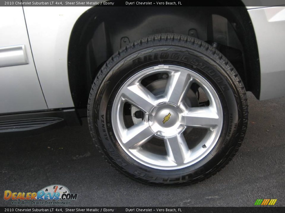 2010 Chevrolet Suburban LT 4x4 Sheer Silver Metallic / Ebony Photo #4
