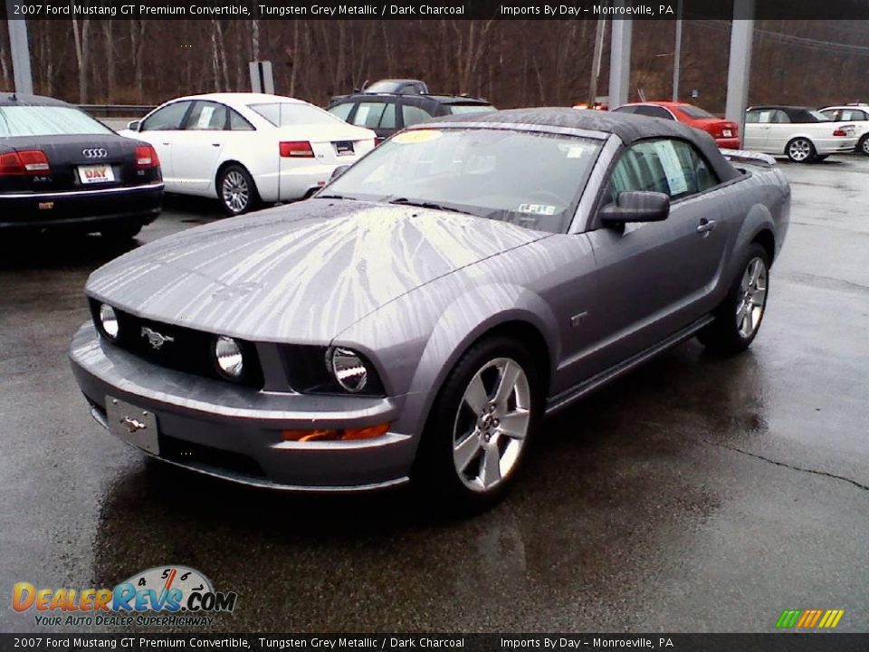 2007 Ford Mustang GT Premium Convertible Tungsten Grey Metallic / Dark Charcoal Photo #1