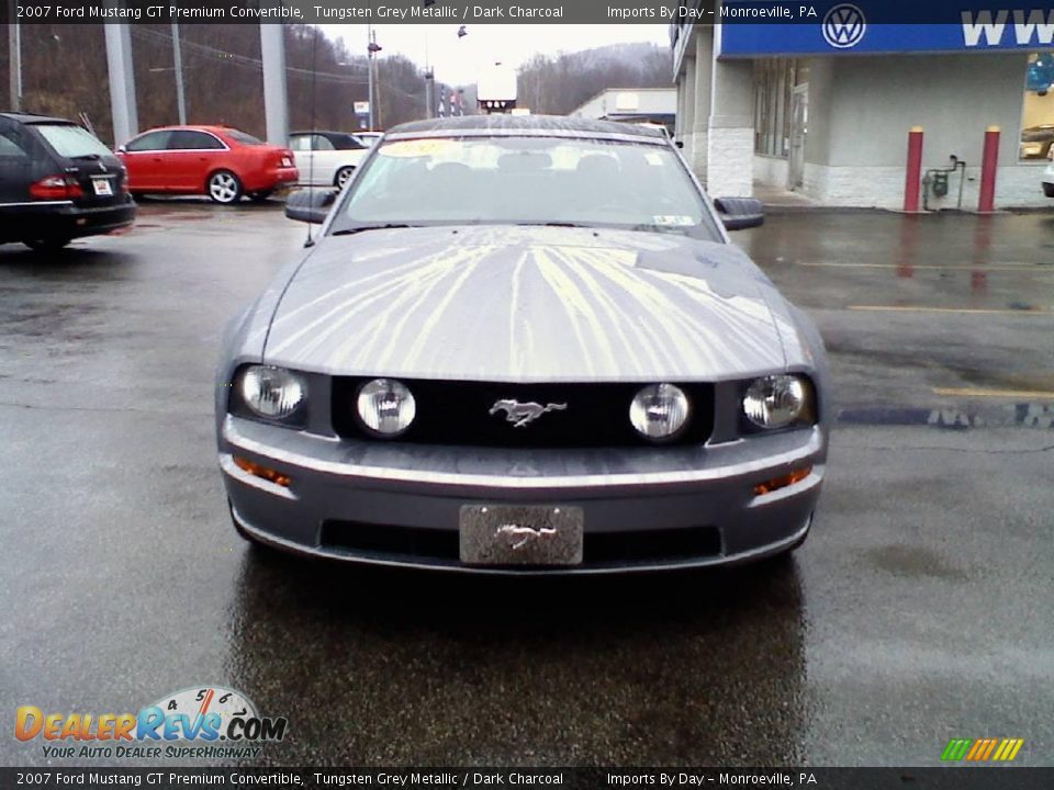 2007 Ford Mustang GT Premium Convertible Tungsten Grey Metallic / Dark Charcoal Photo #2