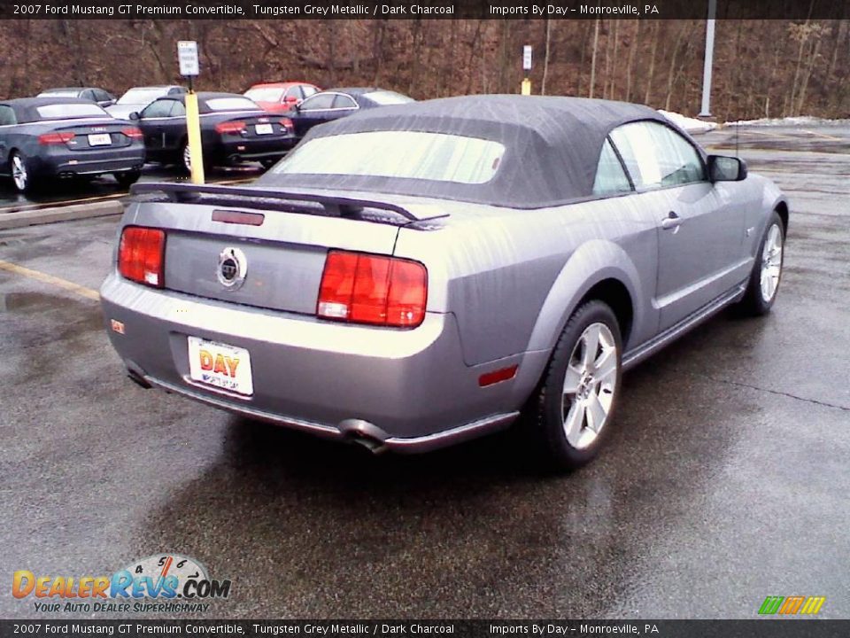 2007 Ford Mustang GT Premium Convertible Tungsten Grey Metallic / Dark Charcoal Photo #4
