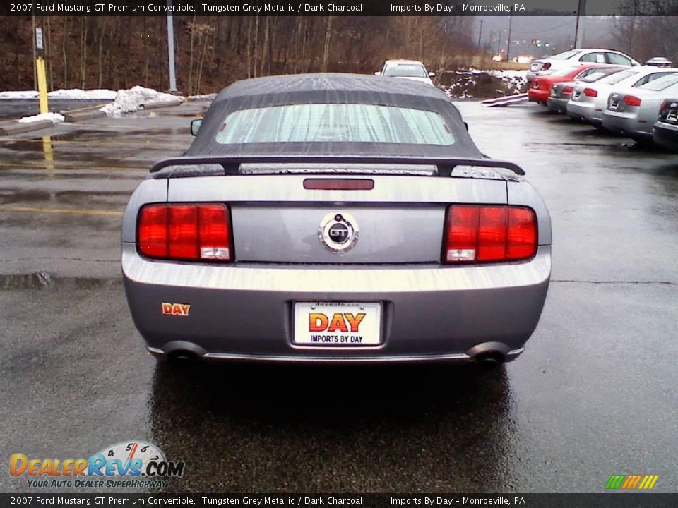 2007 Ford Mustang GT Premium Convertible Tungsten Grey Metallic / Dark Charcoal Photo #5