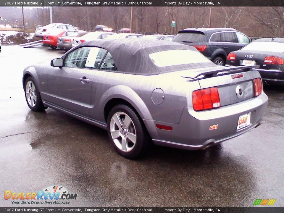 2007 Ford Mustang GT Premium Convertible Tungsten Grey Metallic / Dark Charcoal Photo #6