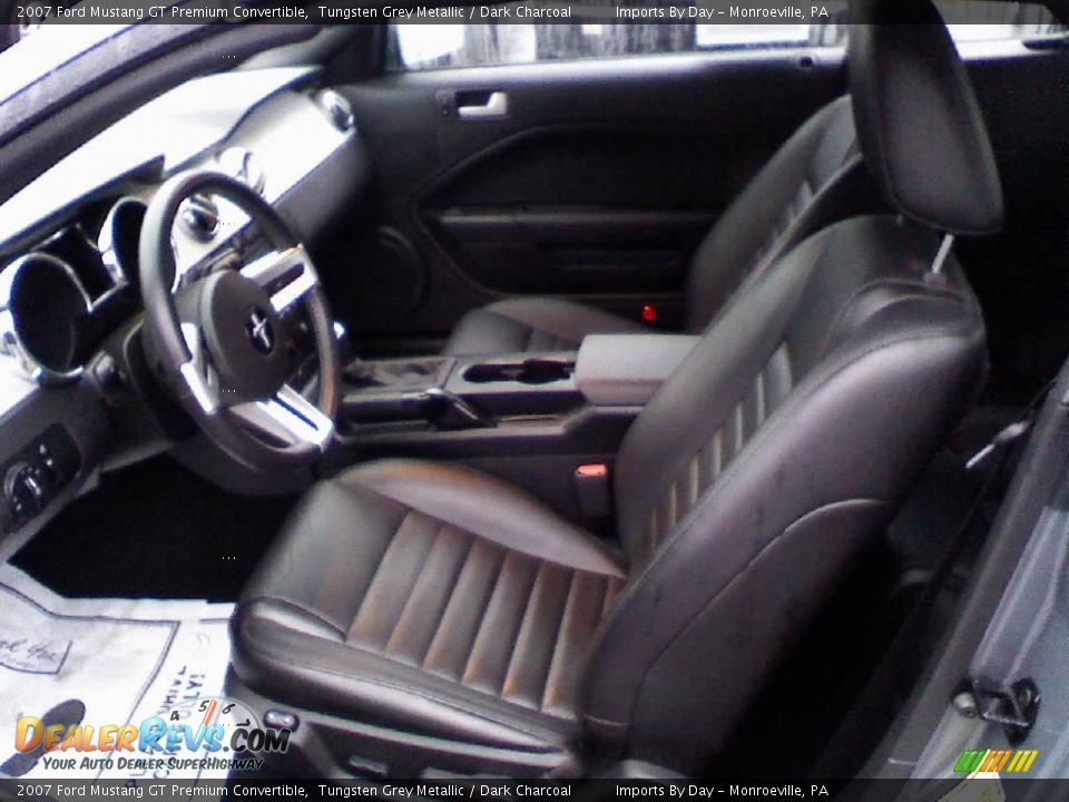 2007 Ford Mustang GT Premium Convertible Tungsten Grey Metallic / Dark Charcoal Photo #7