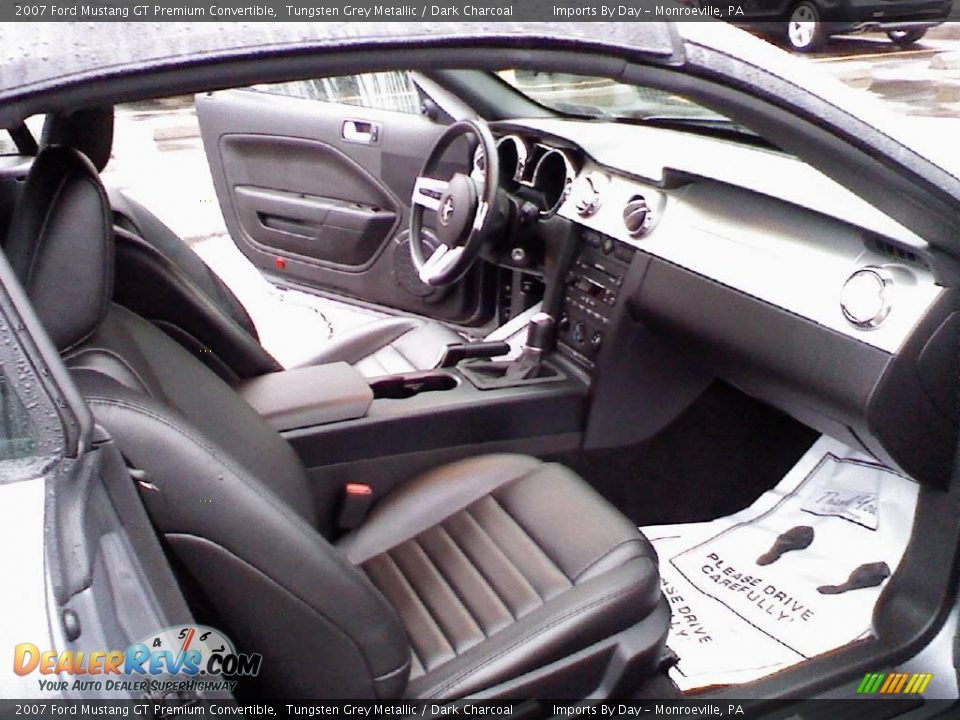 2007 Ford Mustang GT Premium Convertible Tungsten Grey Metallic / Dark Charcoal Photo #8