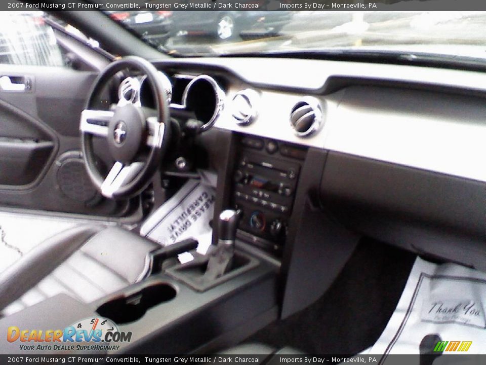 2007 Ford Mustang GT Premium Convertible Tungsten Grey Metallic / Dark Charcoal Photo #10