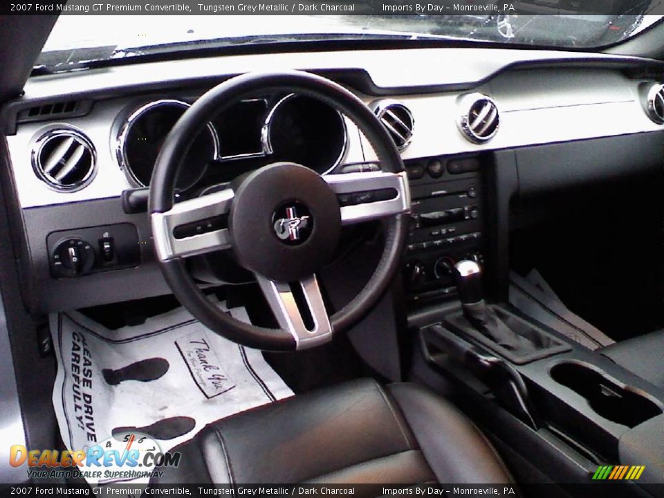 2007 Ford Mustang GT Premium Convertible Tungsten Grey Metallic / Dark Charcoal Photo #11