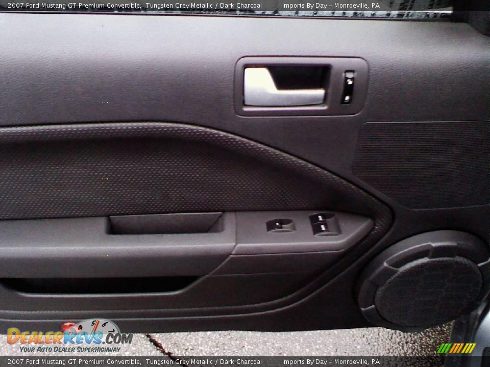 2007 Ford Mustang GT Premium Convertible Tungsten Grey Metallic / Dark Charcoal Photo #13
