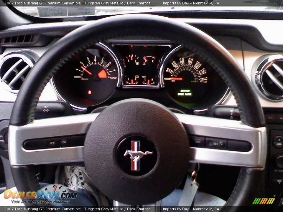 2007 Ford Mustang GT Premium Convertible Tungsten Grey Metallic / Dark Charcoal Photo #15