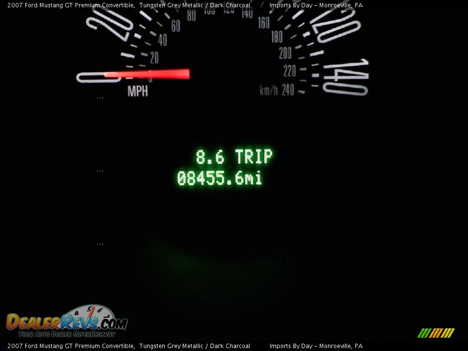 2007 Ford Mustang GT Premium Convertible Tungsten Grey Metallic / Dark Charcoal Photo #16
