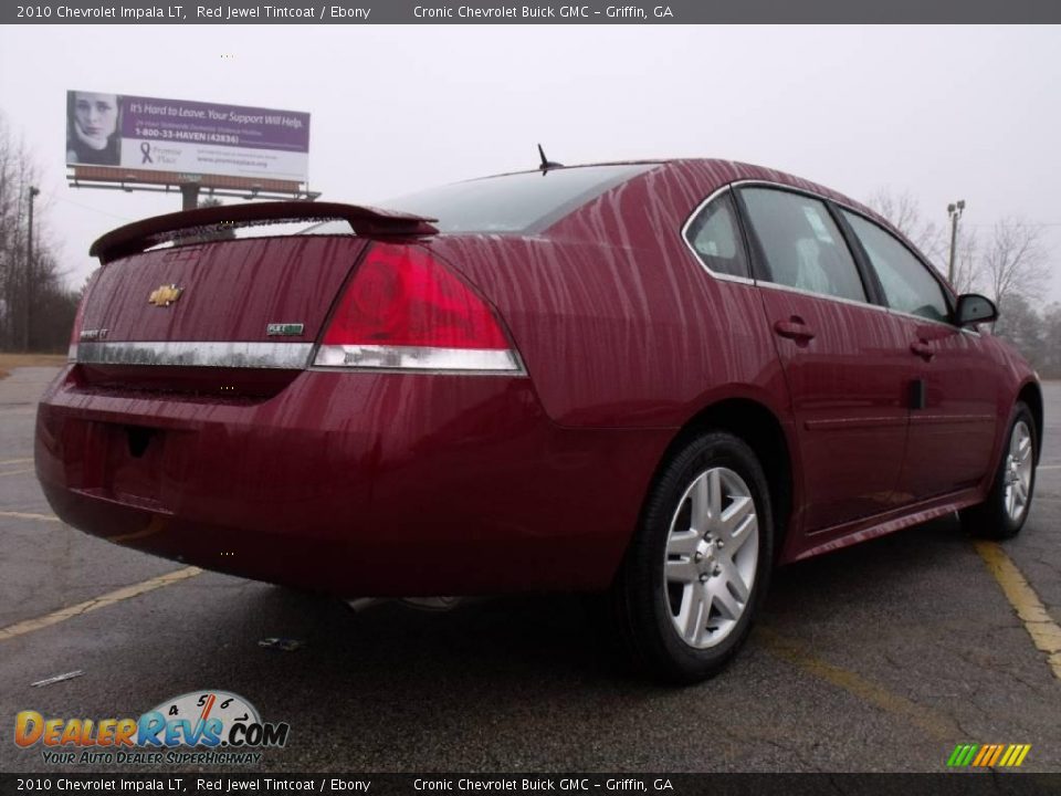2010 Chevrolet Impala LT Red Jewel Tintcoat / Ebony Photo #5