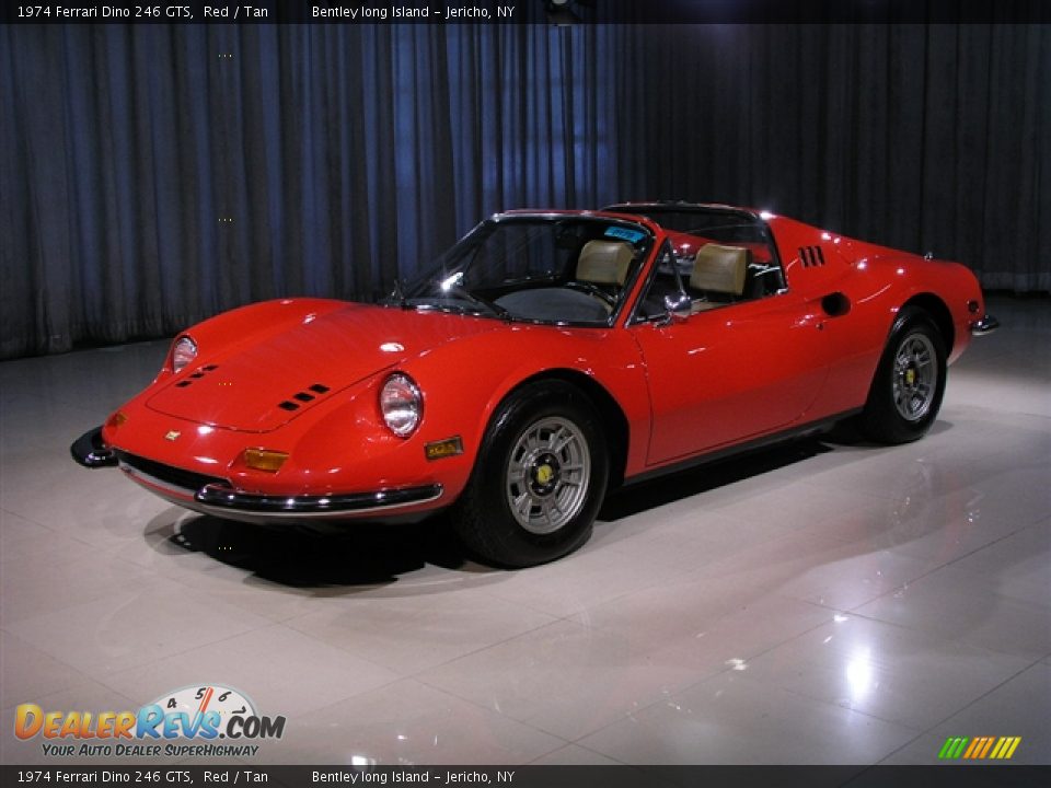 1974 Ferrari Dino 246 GTS Red / Tan Photo #1