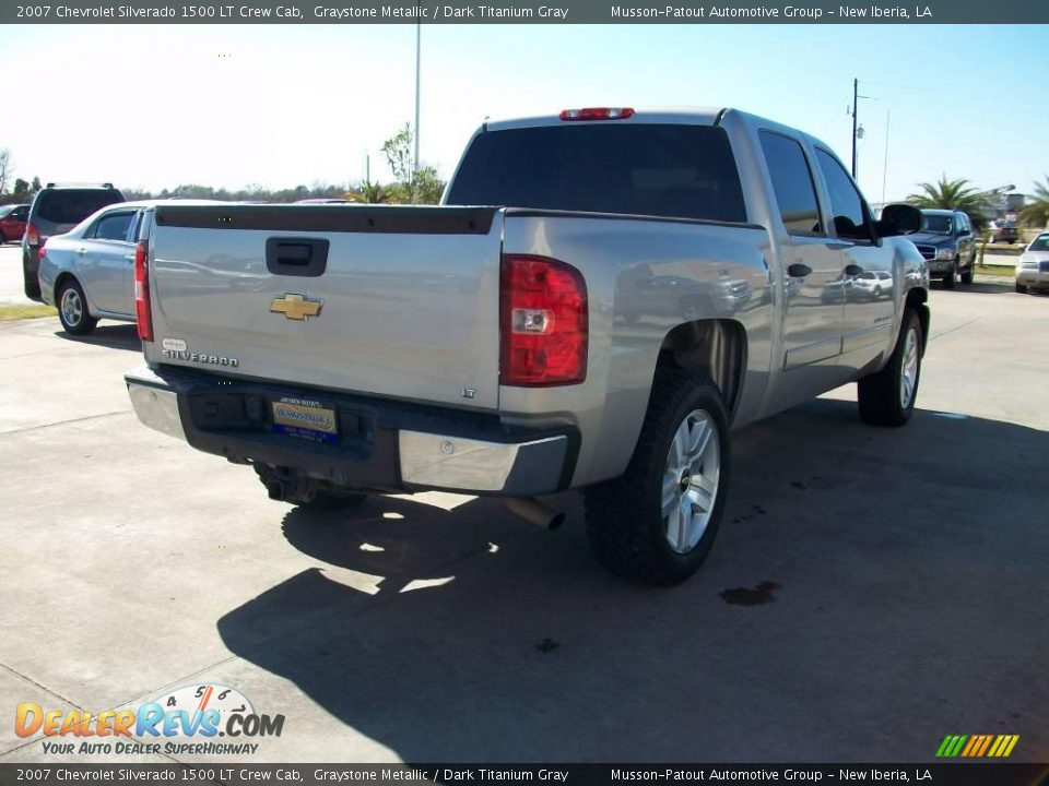 2007 Chevrolet Silverado 1500 LT Crew Cab Graystone Metallic / Dark Titanium Gray Photo #5