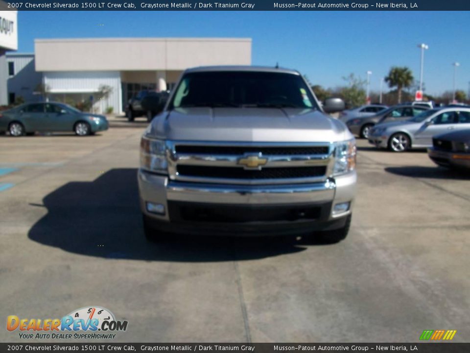 2007 Chevrolet Silverado 1500 LT Crew Cab Graystone Metallic / Dark Titanium Gray Photo #8