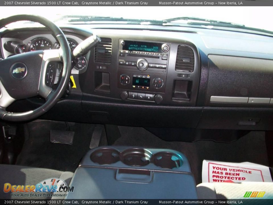 2007 Chevrolet Silverado 1500 LT Crew Cab Graystone Metallic / Dark Titanium Gray Photo #12