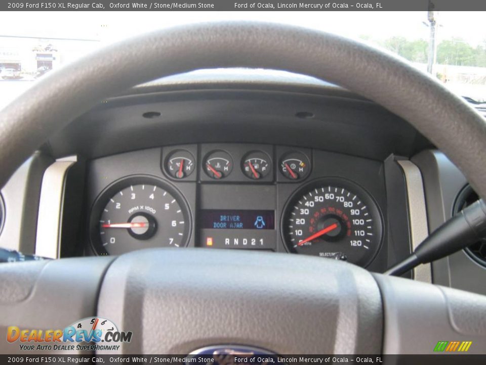 2009 Ford F150 XL Regular Cab Oxford White / Stone/Medium Stone Photo #6