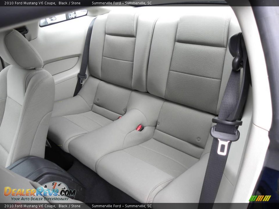 2010 Ford Mustang V6 Coupe Black / Stone Photo #5