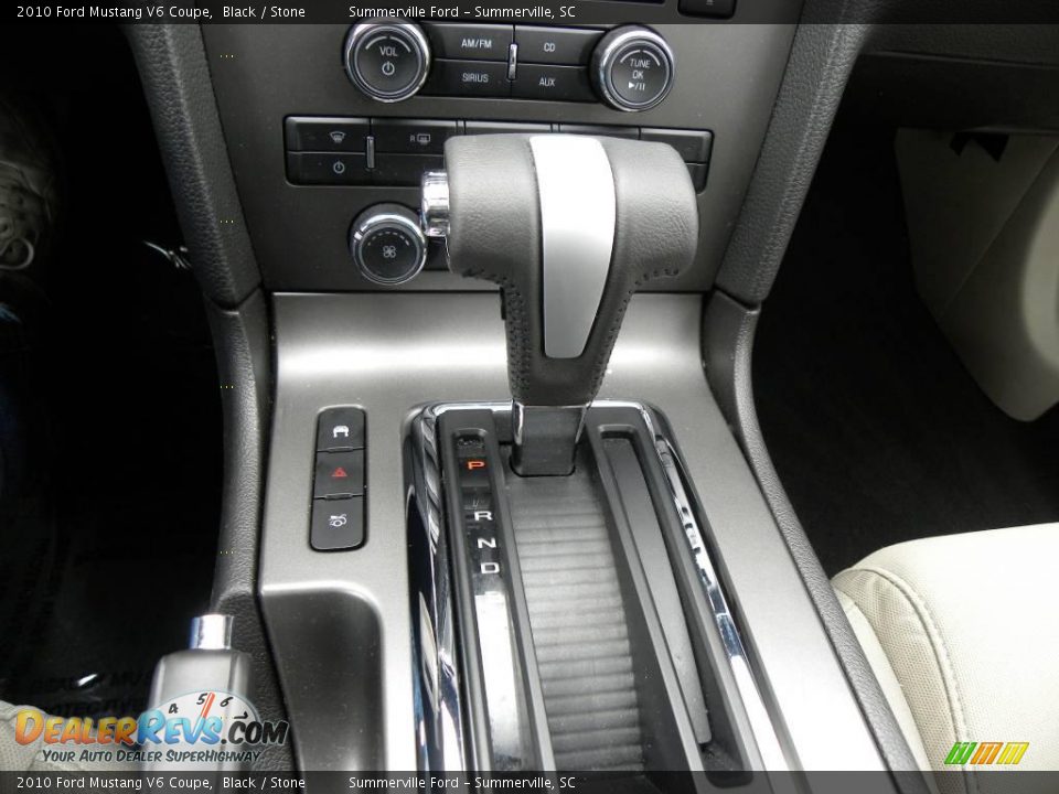 2010 Ford Mustang V6 Coupe Black / Stone Photo #16