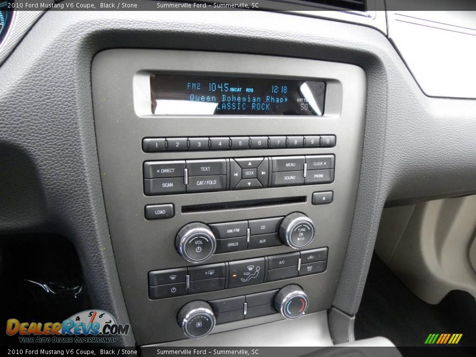 2010 Ford Mustang V6 Coupe Black / Stone Photo #17