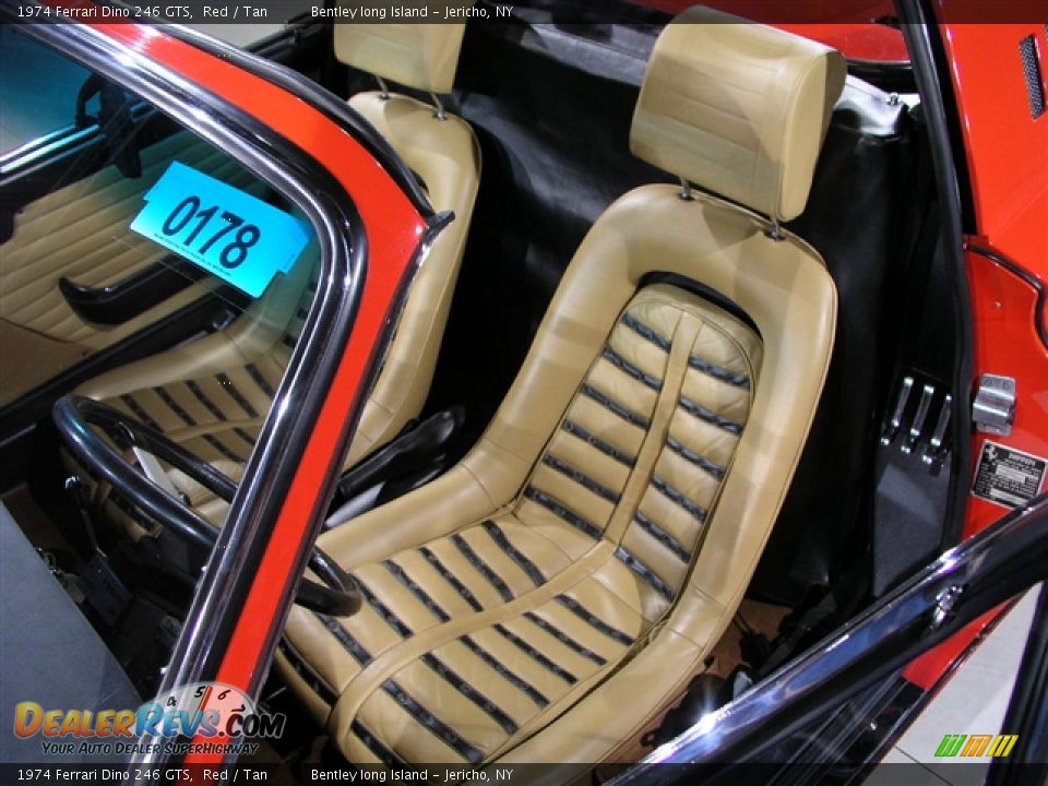 Tan Interior - 1974 Ferrari Dino 246 GTS Photo #5