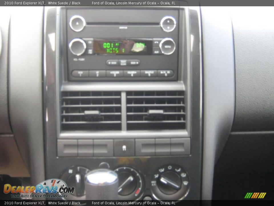 2010 Ford Explorer XLT White Suede / Black Photo #4