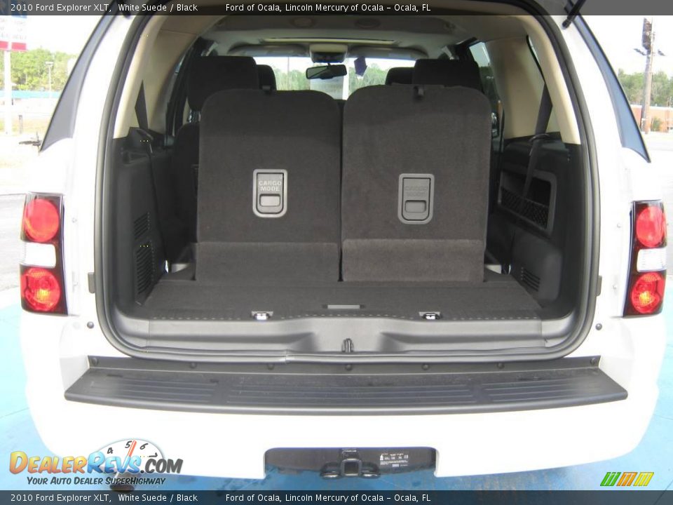 2010 Ford Explorer XLT White Suede / Black Photo #8