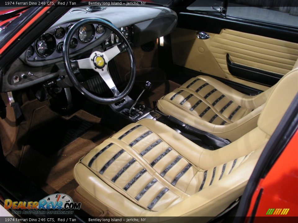 Tan Interior - 1974 Ferrari Dino 246 GTS Photo #6