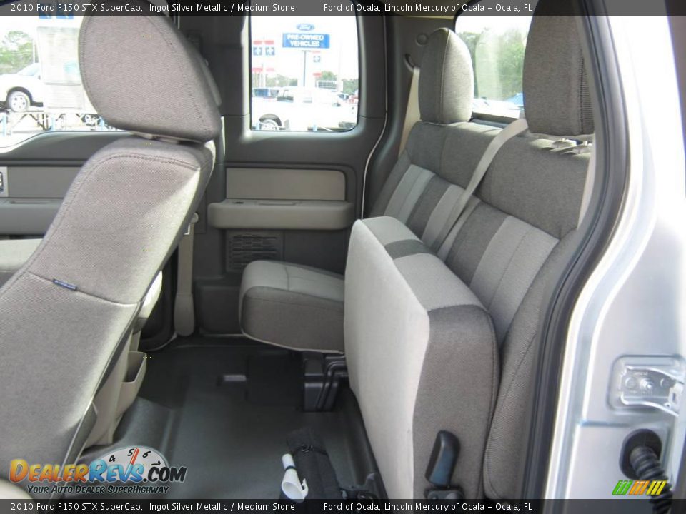 2010 Ford F150 STX SuperCab Ingot Silver Metallic / Medium Stone Photo #4