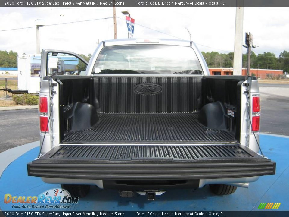 2010 Ford F150 STX SuperCab Ingot Silver Metallic / Medium Stone Photo #9