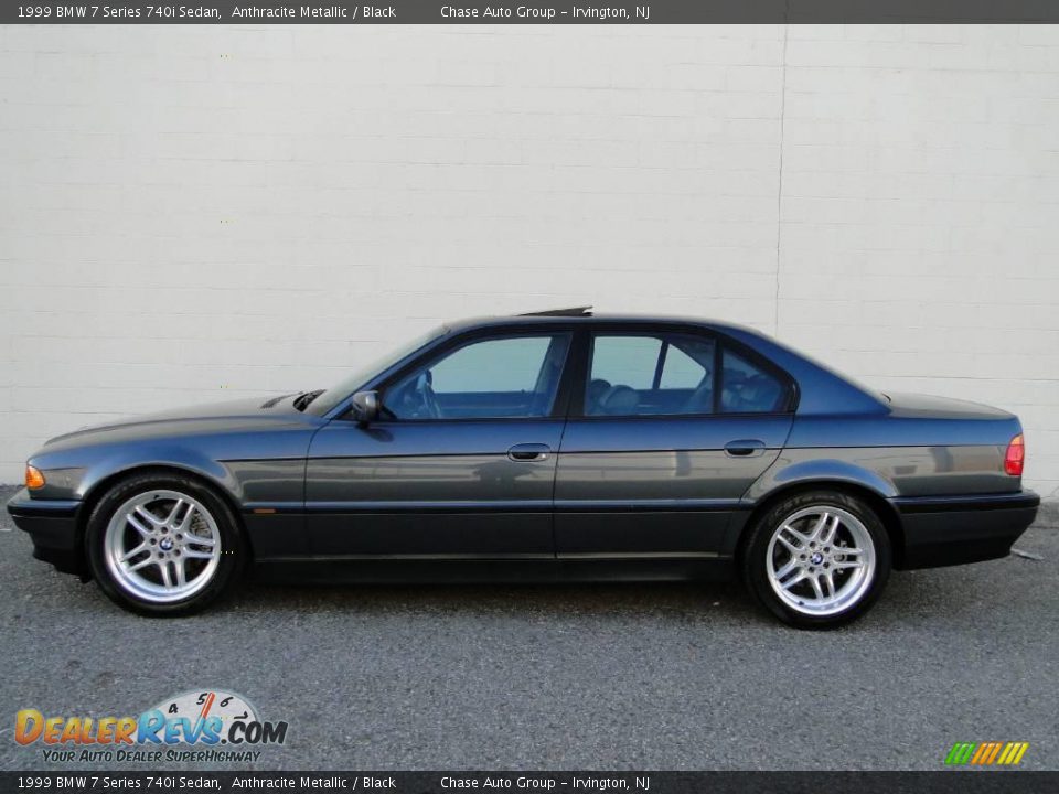 1999 BMW 7 Series 740i Sedan Anthracite Metallic / Black Photo #2