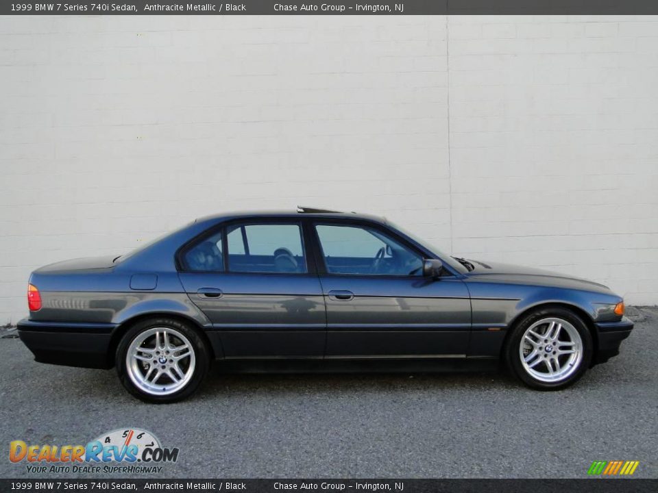 1999 BMW 7 Series 740i Sedan Anthracite Metallic / Black Photo #3