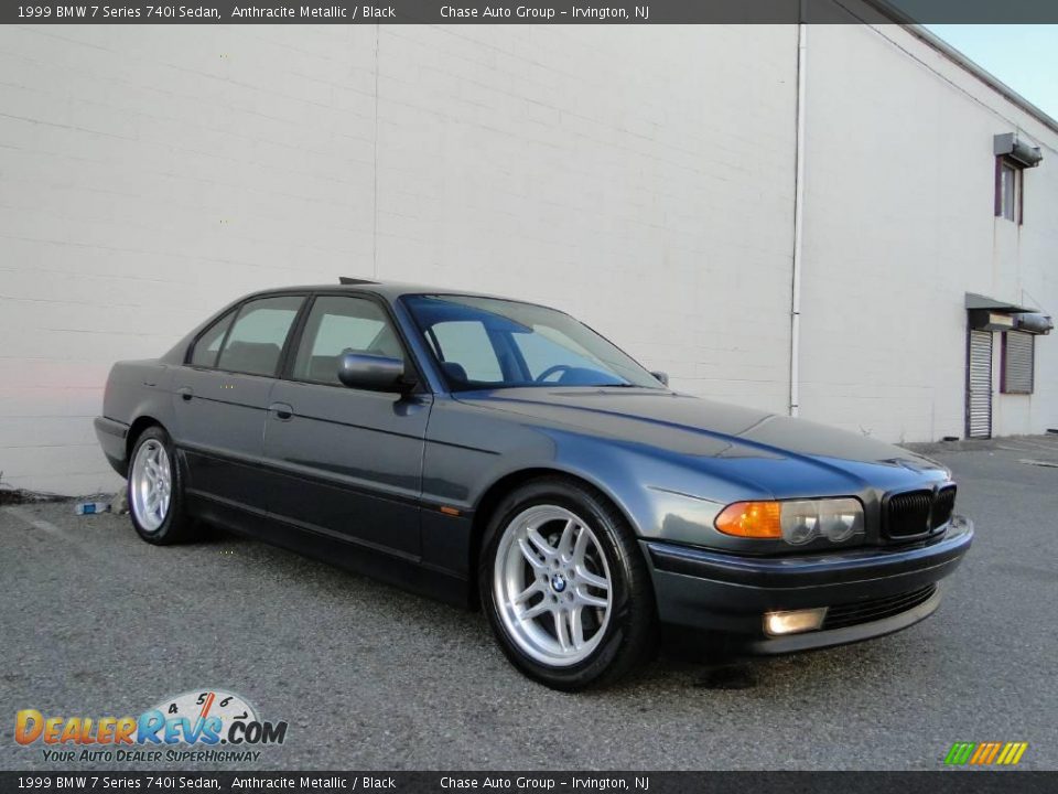 1999 BMW 7 Series 740i Sedan Anthracite Metallic / Black Photo #5