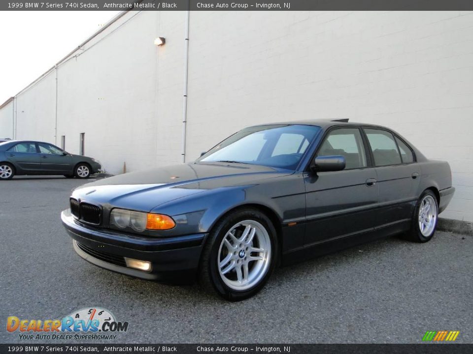 1999 BMW 7 Series 740i Sedan Anthracite Metallic / Black Photo #6