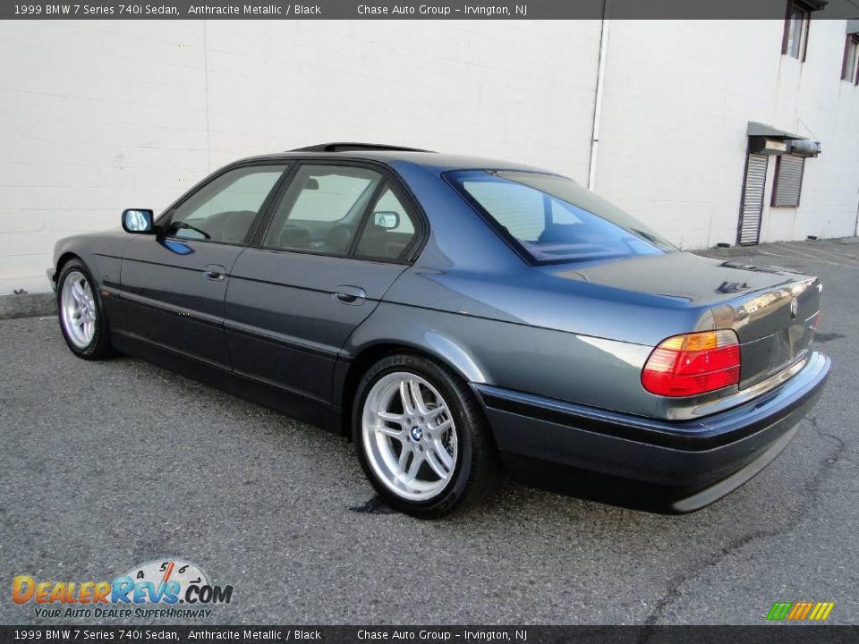 1999 BMW 7 Series 740i Sedan Anthracite Metallic / Black Photo #7