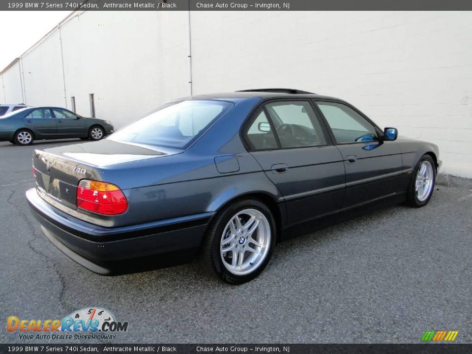 1999 BMW 7 Series 740i Sedan Anthracite Metallic / Black Photo #8