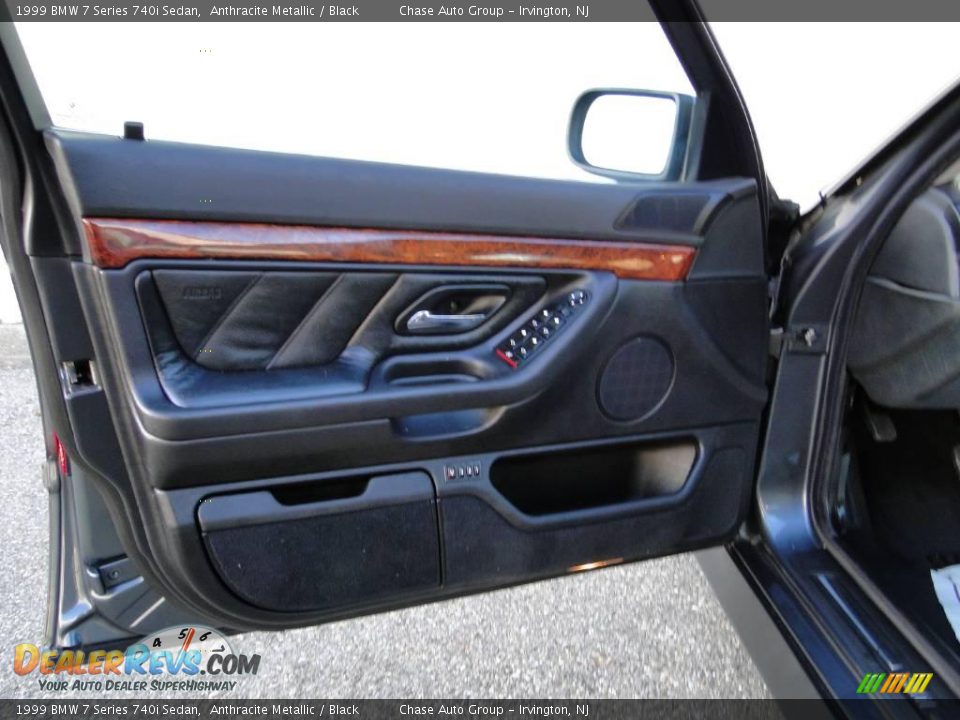 1999 BMW 7 Series 740i Sedan Anthracite Metallic / Black Photo #15