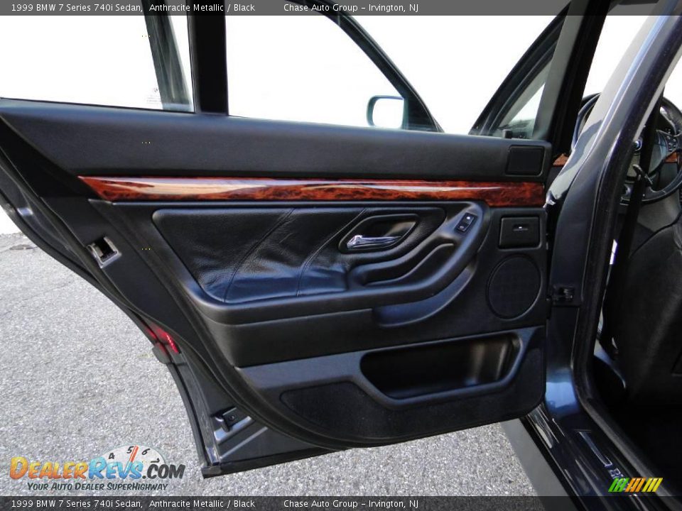 1999 BMW 7 Series 740i Sedan Anthracite Metallic / Black Photo #16