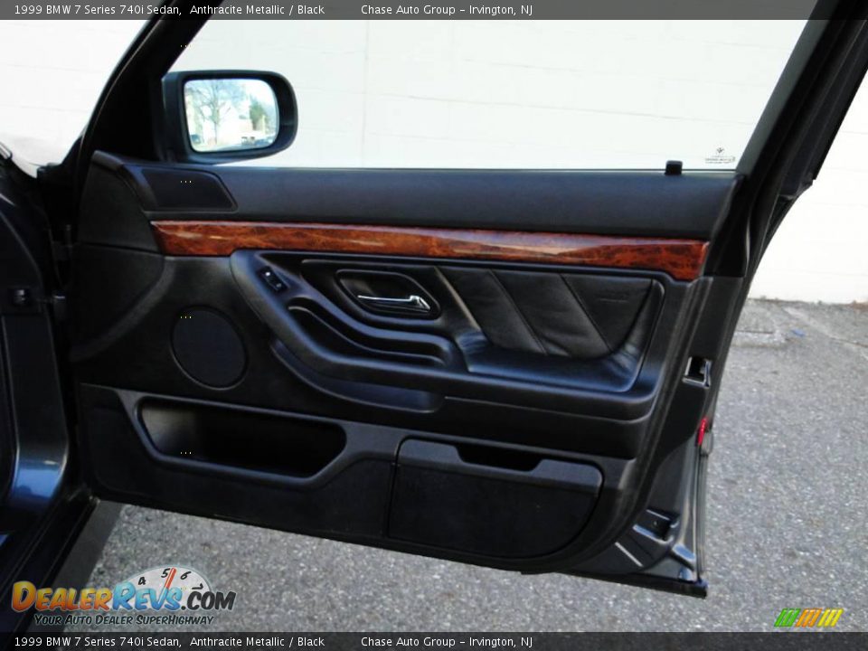 1999 BMW 7 Series 740i Sedan Anthracite Metallic / Black Photo #18