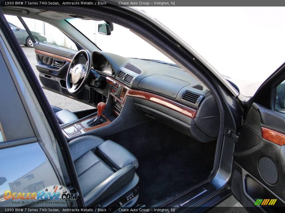 1999 BMW 7 Series 740i Sedan Anthracite Metallic / Black Photo #19