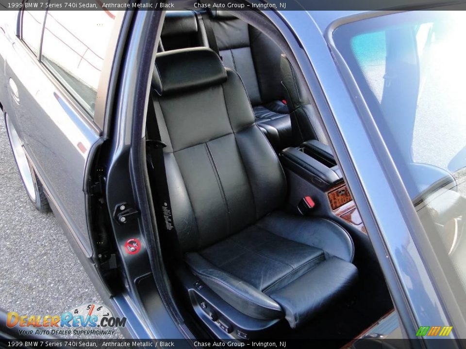 1999 BMW 7 Series 740i Sedan Anthracite Metallic / Black Photo #20